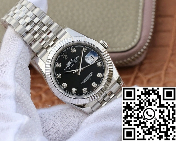 GM Diamond-se Datejust M126234-0027 Factory Rolex Dial Black 0202